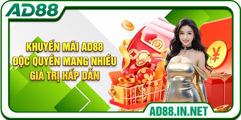 Khuyến mãi AD88 mang nhiều ưu đãi hấp dẫn